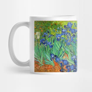 Irises Vincent Van Gogh impressionist impressionism vintage 1889 painting Mug